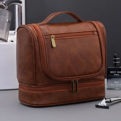 mens grooming bag hanging toiletry organizer large capacity