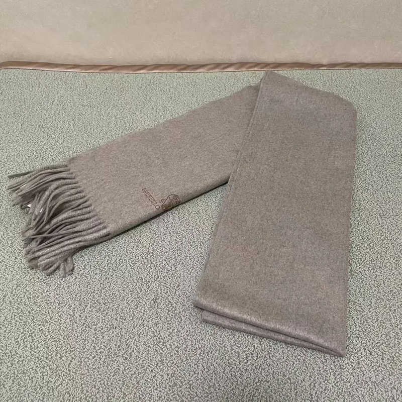 Embroidered Cashmere Scarf Warm Unisex Winter Neck Wrap 2