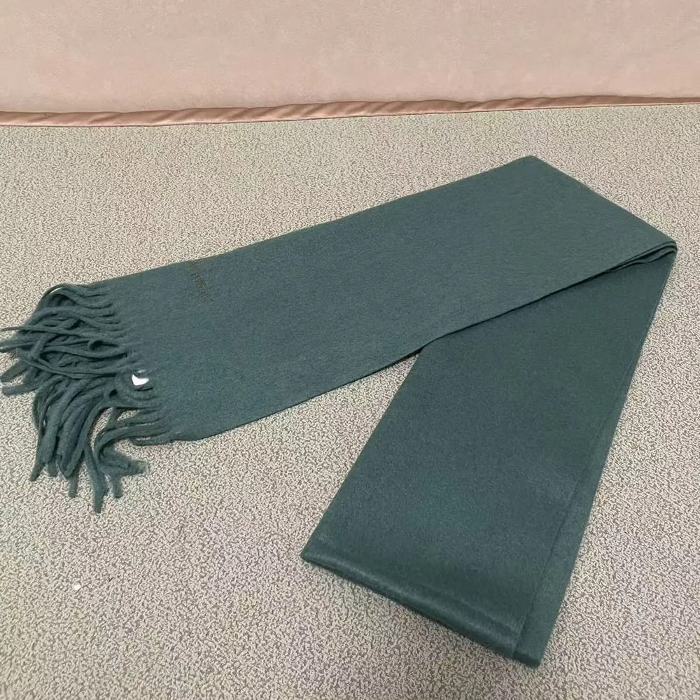 Embroidered Cashmere Scarf Warm Unisex Winter Neck Wrap 5