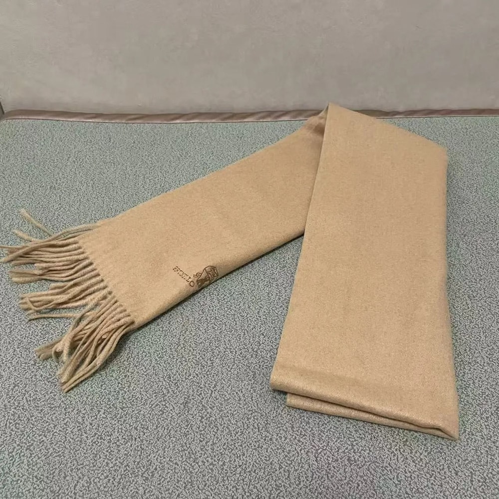 Embroidered Cashmere Scarf Warm Unisex Winter Neck Wrap 6