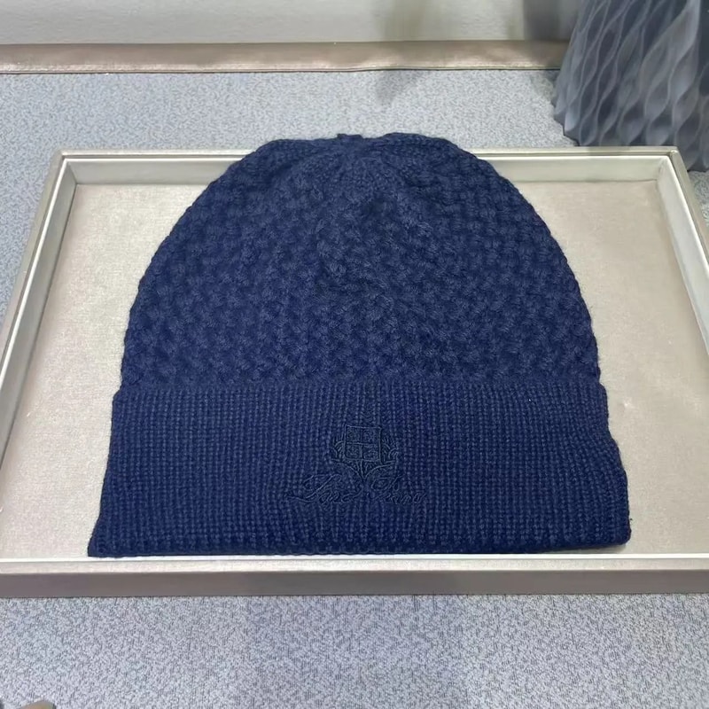 Cashmere Knit Beanie Winter Wool Hat Unisex 1