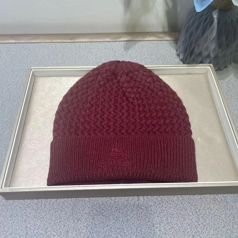Cashmere Knit Beanie Winter Wool Hat Unisex 9