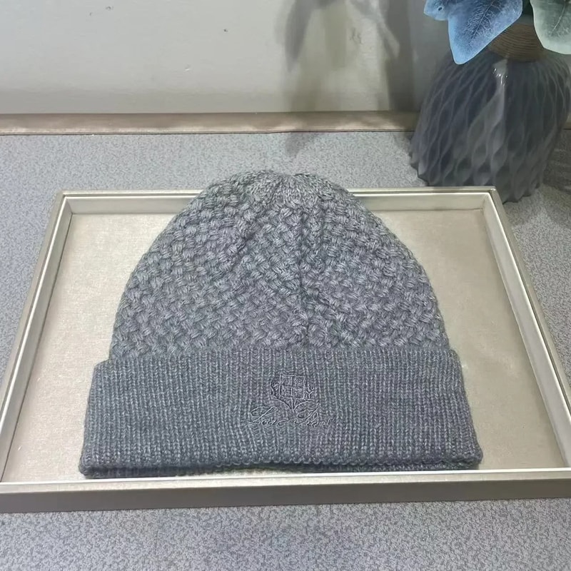 Cashmere Knit Beanie Winter Wool Hat Unisex 6