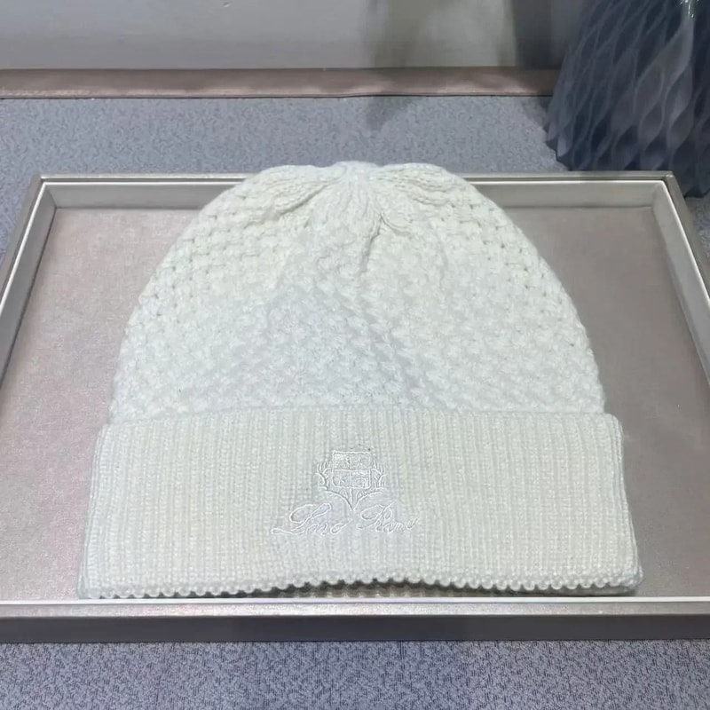 Cashmere Knit Beanie Winter Wool Hat Unisex 12