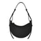 French Style Genuine Leather Crescent Shoulder Crossbody Bag 5