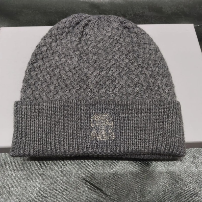 Dopamine Knit Wool Beanie Unisex Winter Ear Protector Hat 1