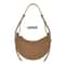 Genuine Leather Crescent Crossbody Shoulder Bag For Women 8