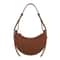 Genuine Leather Crescent Crossbody Shoulder Bag For Women 4
