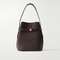 Scandinavian Genuine Leather Bucket Shoulder Tote Bag For Women 1