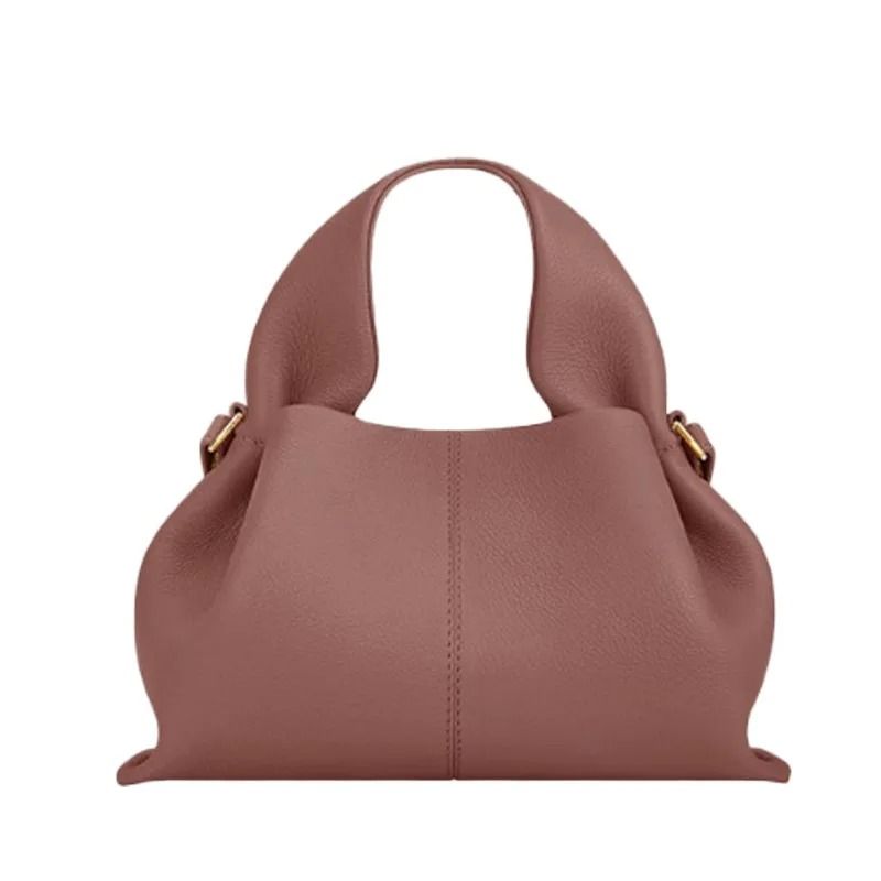 French Luxury Cloud Cake Shoulder Bag Retro European Handbag 1