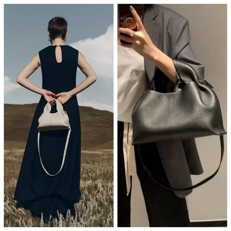 French Luxury Cloud Cake Shoulder Bag Retro European Handbag 8