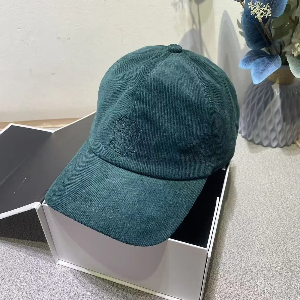 Corduroy Duckbill Sun Protection Baseball Cap Unisex Soft Brim Hat 2