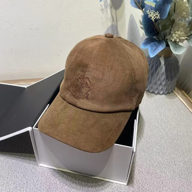 Corduroy Duckbill Sun Protection Baseball Cap Unisex Soft Brim Hat 5