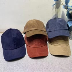 corduroy duckbill sun protection baseball cap unisex soft brim hat