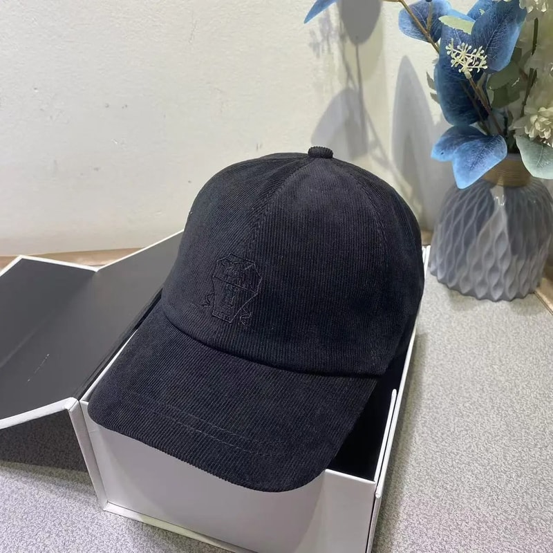 Corduroy Duckbill Sun Protection Baseball Cap Unisex Soft Brim Hat 6