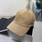 Corduroy Duckbill Sun Protection Baseball Cap Unisex Soft Brim Hat 7