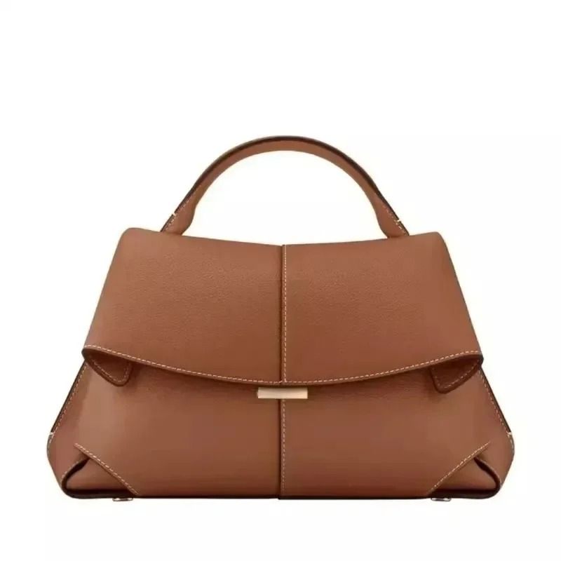 Luxury Pleated Leather Shoulder Handbag For Women High Quality Design 1