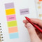 Colorful Waterproof Handwritten Label Stickers Self Adhesive Journal Tags 2