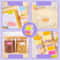Colorful Waterproof Handwritten Label Stickers Self Adhesive Journal Tags 3