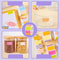 Colorful Waterproof Handwritten Label Stickers Self Adhesive Journal Tags 3