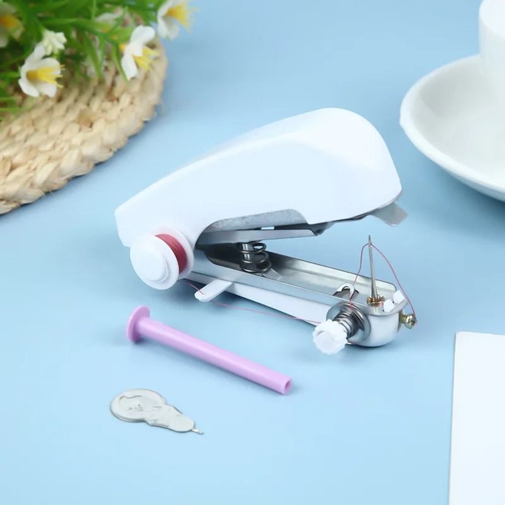 Portable Handheld Sewing Machine Mini Manual Stitching Tool 1