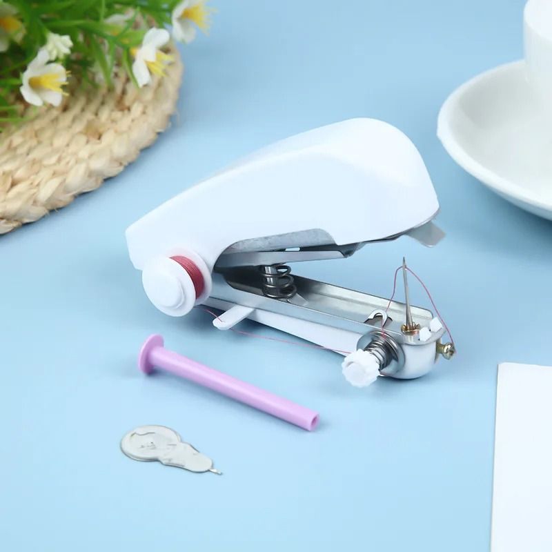 Portable Handheld Sewing Machine Mini Manual Stitching Tool 1