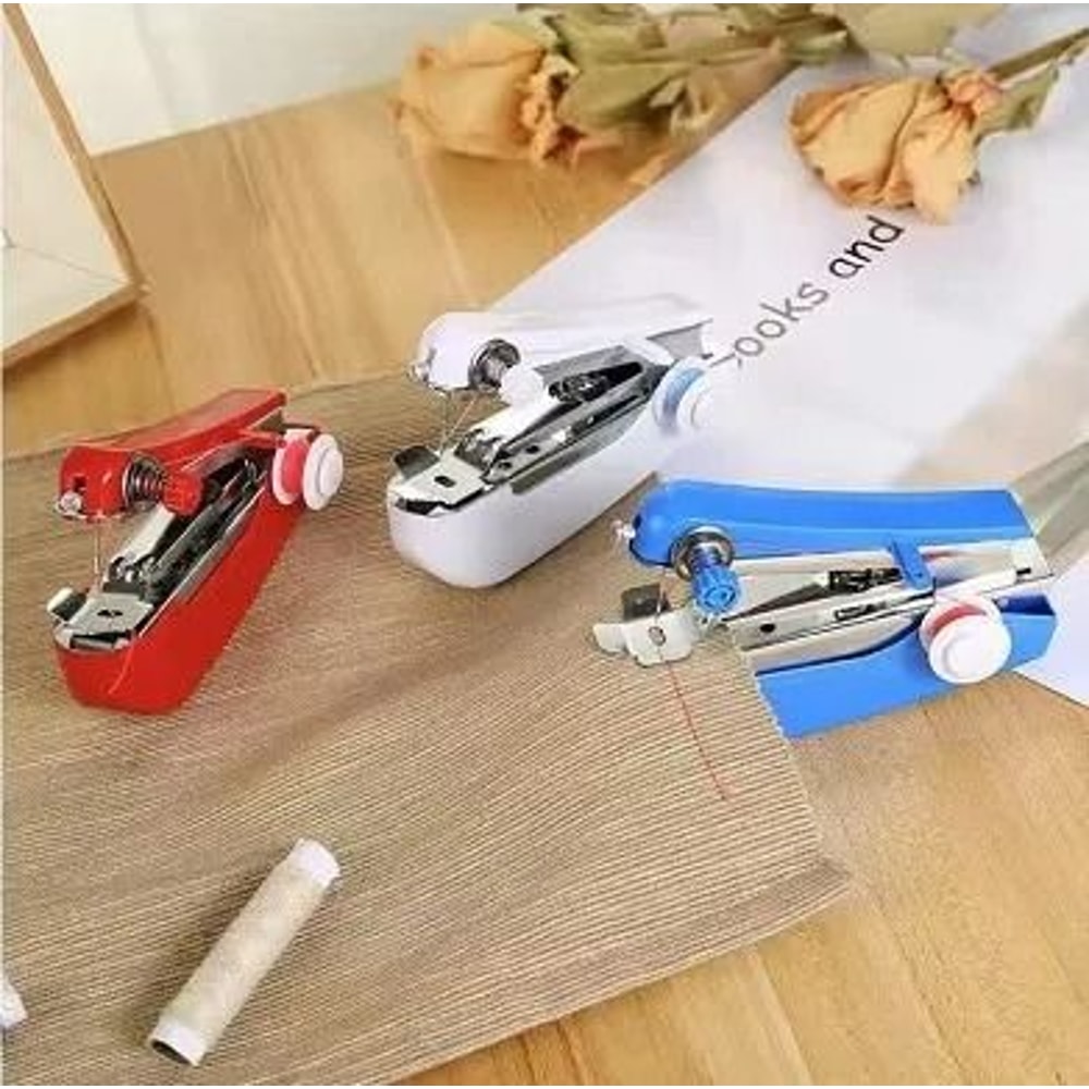 Portable Handheld Sewing Machine Mini Manual Stitching Tool 5