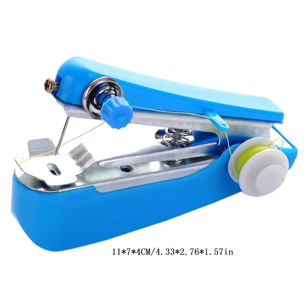 Portable Handheld Sewing Machine Mini Manual Stitching Tool 8