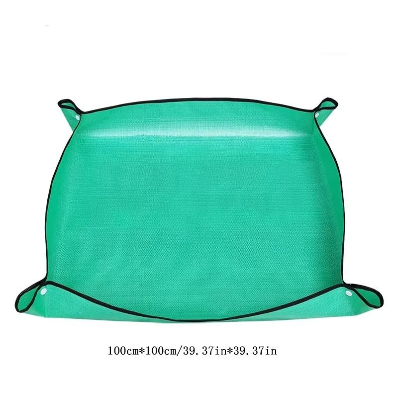 Foldable Waterproof Gardening Repotting Mat 50x50cm For Clean Plant Transplanting 0