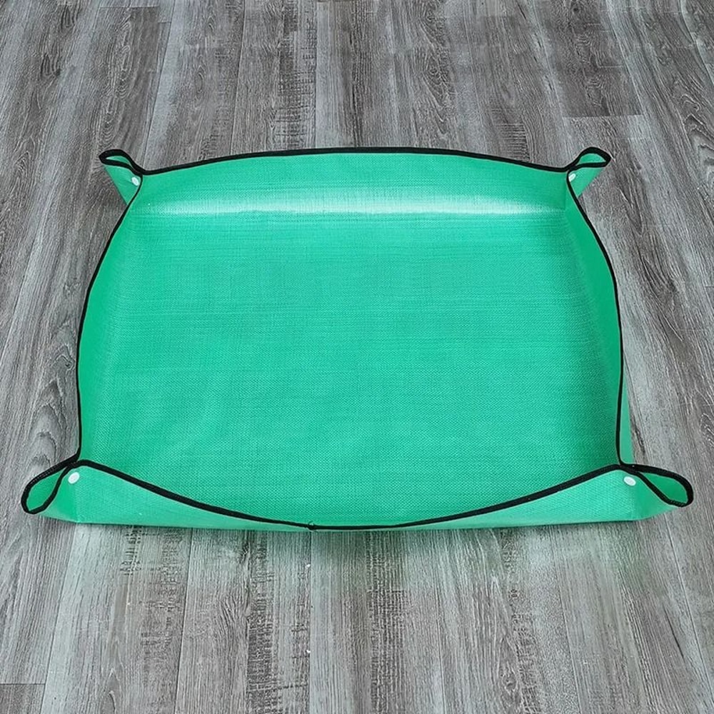 Foldable Waterproof Gardening Repotting Mat 50x50cm For Clean Plant Transplanting 1