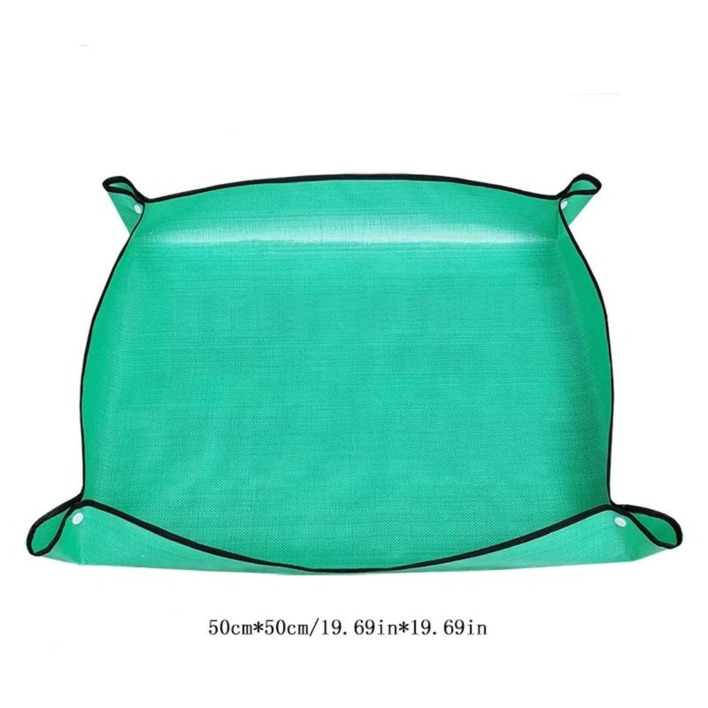Foldable Waterproof Gardening Repotting Mat 50x50cm For Clean Plant Transplanting 2
