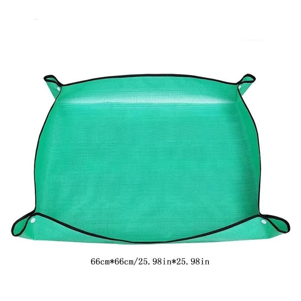 Foldable Waterproof Gardening Repotting Mat 50x50cm For Clean Plant Transplanting 3