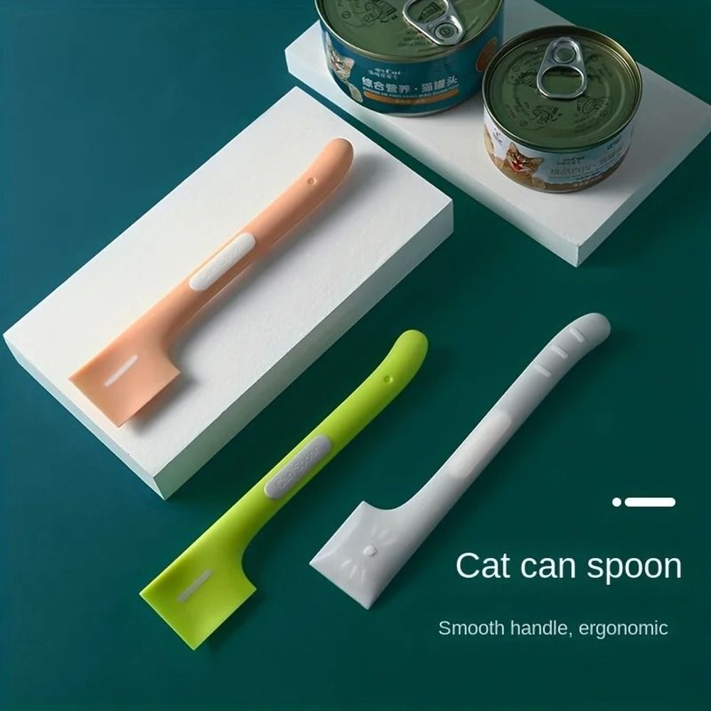 Long Handle Cat Food Spoon For Easy Scooping And Mixing Wet Pet Food 11