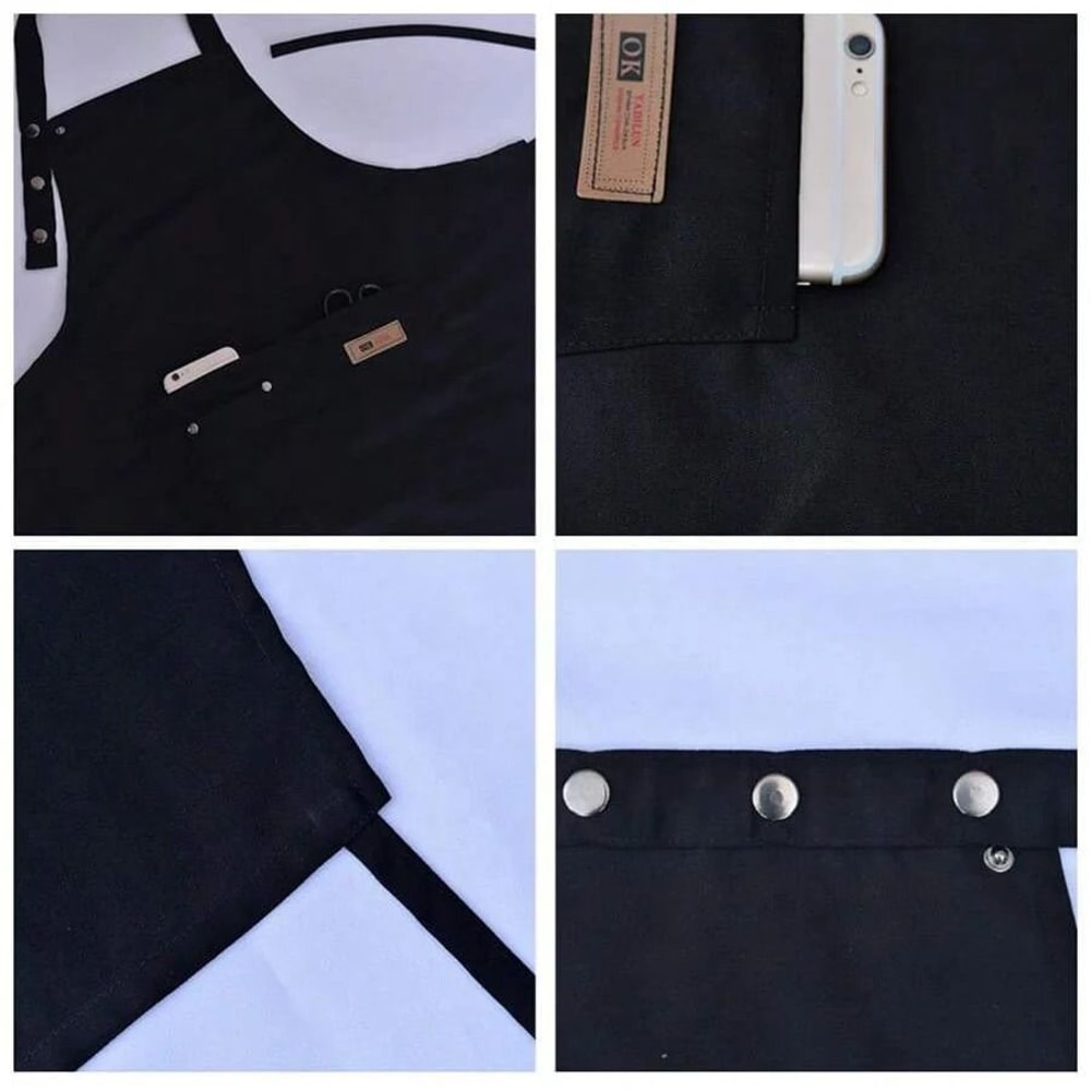 Waterproof Oil Proof Kitchen Apron With Pockets For Cooking And Home Use 1