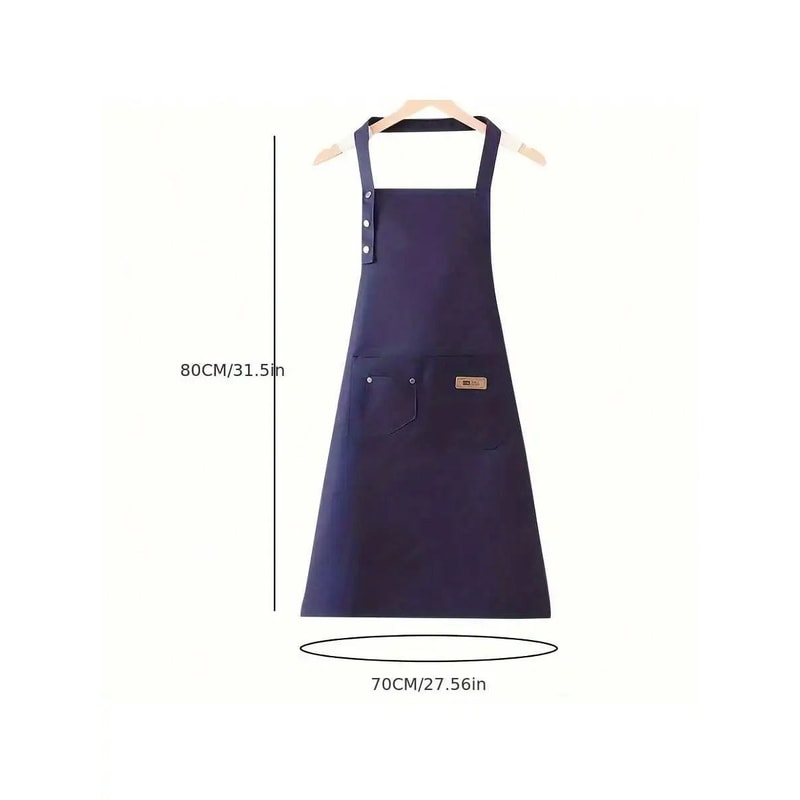 Waterproof Oil Proof Kitchen Apron With Pockets For Cooking And Home Use 6