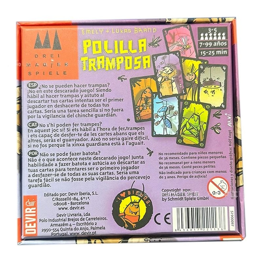 Cheating Moth Card Game Fast Paced Party Card Game For Family And Friends 5