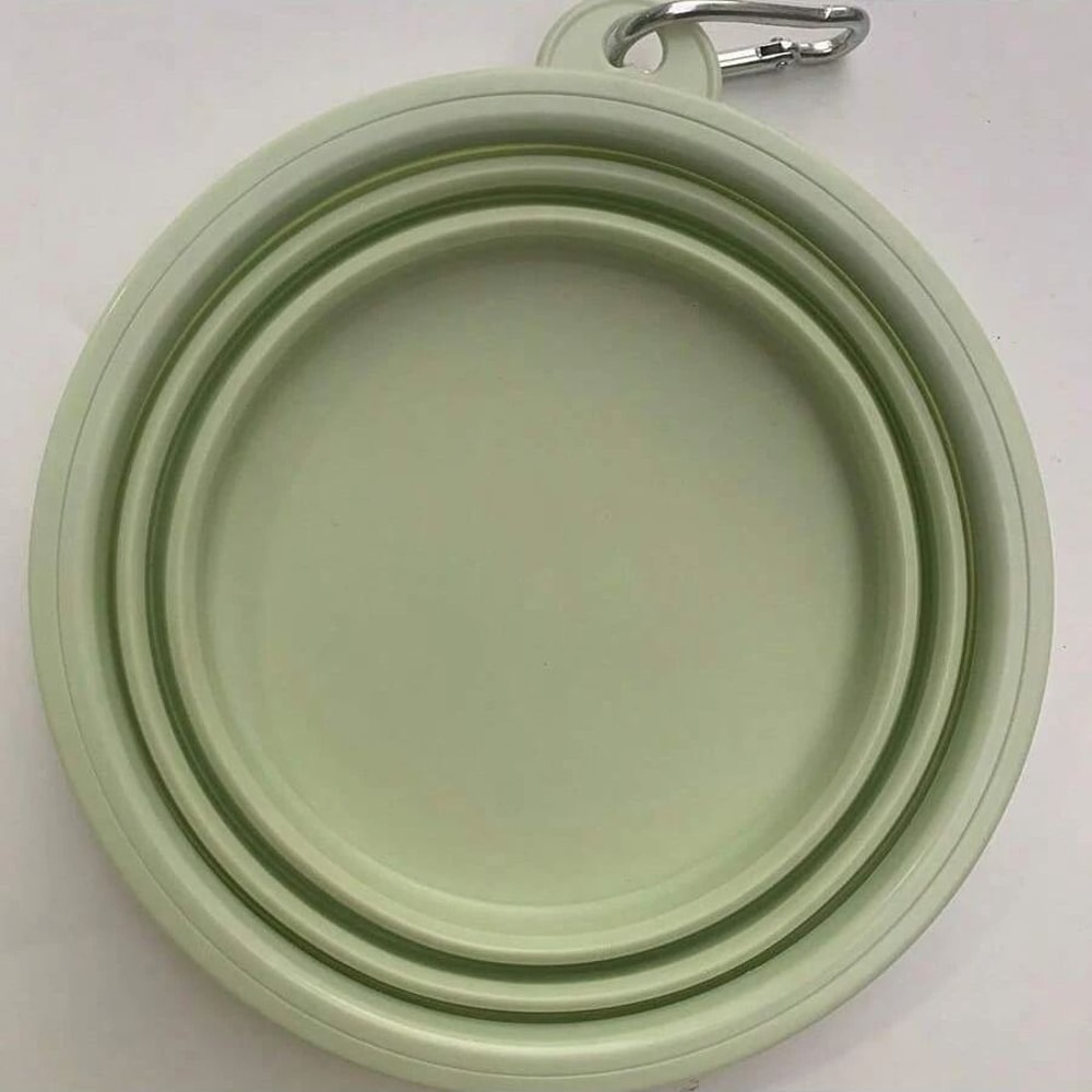 Portable Foldable Dog Travel Bowl With Carabiner 350ml For Pets On The Go 5