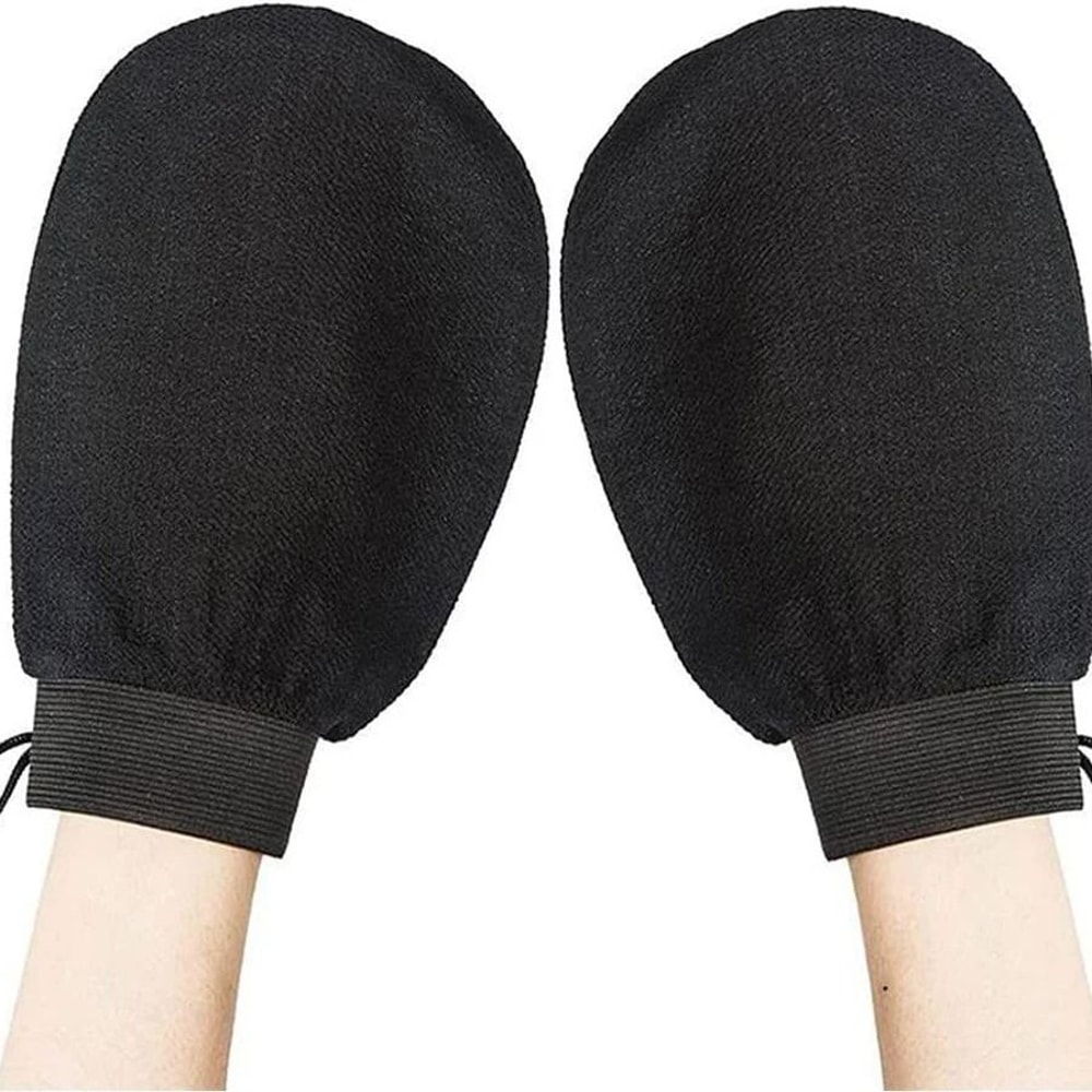 Exfoliating Bath Towel Glove Double Sided Body Scrubber For Deep Clean 0