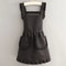 Stylish Korean Canvas Waterproof Apron With Pockets For Women 3