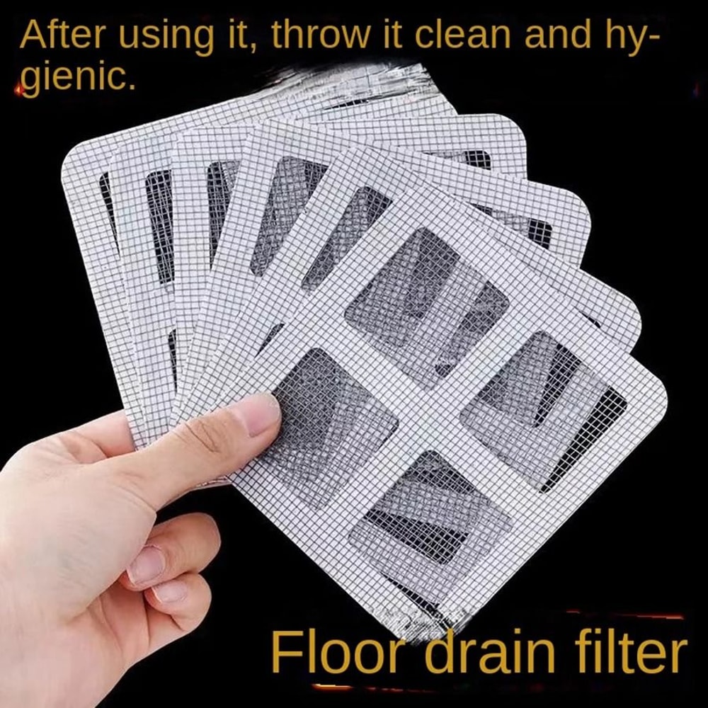 Anti Clogging Sink Drain Mesh Sticker For Kitchen And Bathroom Use 8