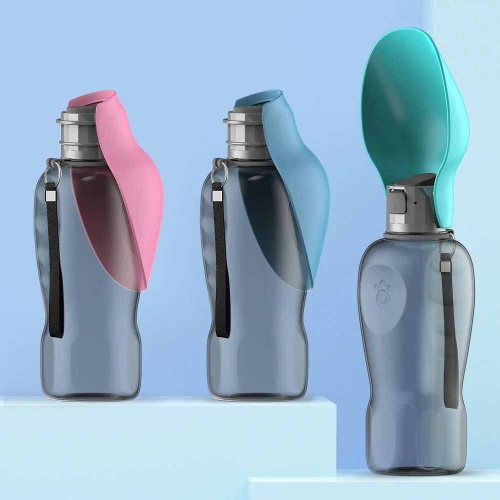 Portable Dog Water Bottle Leaf Design Folding Pet Drinking Cup For Outdoor Use 7