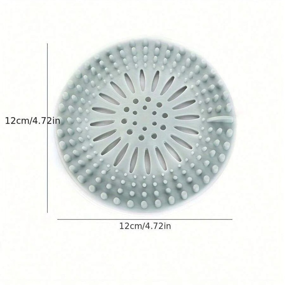 Silicone Floor Drain Cover Hair Catcher Anti Blocking Sink And Bathroom Filter 1