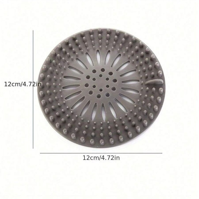 Silicone Floor Drain Cover Hair Catcher Anti Blocking Sink And Bathroom Filter 3