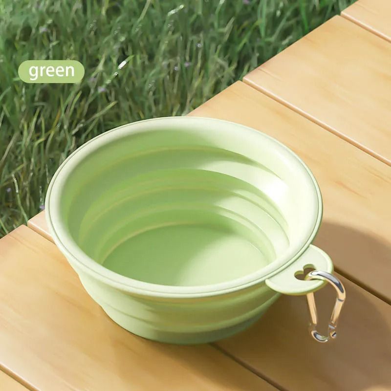 Foldable Silicone Dog Bowl Large Capacity Portable Pet Travel Feeding Bowl 1
