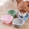 Foldable Silicone Dog Bowl Large Capacity Portable Pet Travel Feeding Bowl 12