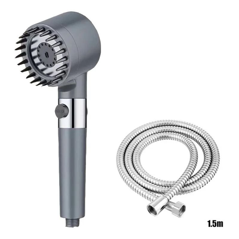 Filtered Shower Head With Four Spray Modes For Massage And Clean Water Flow 0