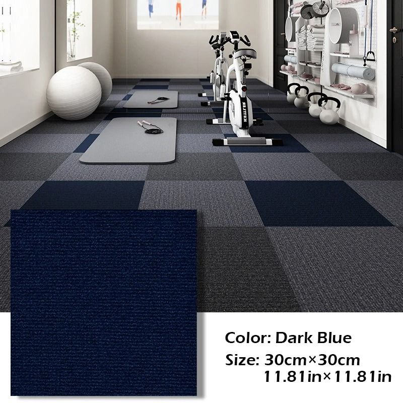 Self Adhesive Anti Slip Floor Carpet Tiles 30x30cm For Home Use 3
