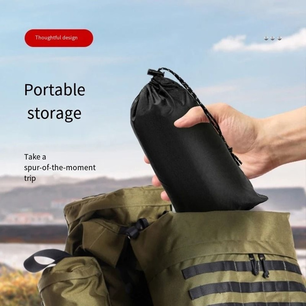 3 In 1 Waterproof Military Rain Poncho With Hood And Sleeves For Outdoor Use 5