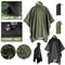 3 In 1 Waterproof Military Rain Poncho With Hood And Sleeves For Outdoor Use 8