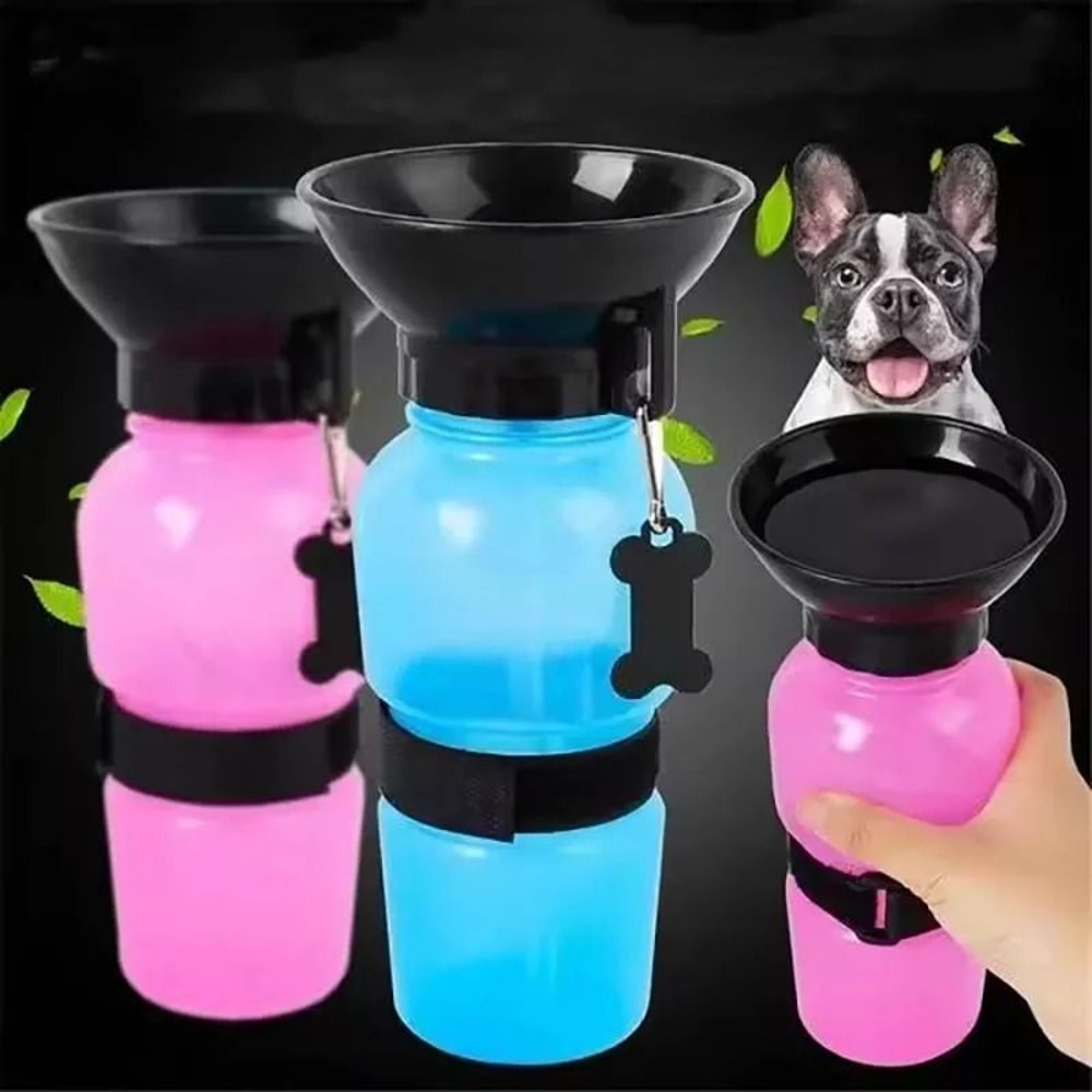 500ml Portable Dog Water Bottle Travel Drinking Cup For Dogs And Cats 11